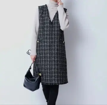 [새상품급] JUSGLITTY 믹스 트위드 점프스커트