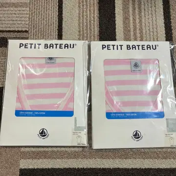 쁘띠바토 티셔츠 MC XXS 사이즈 미사용 새상품 2장 세트