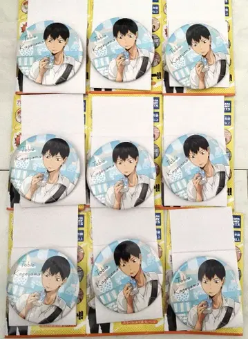 하이큐 카게야마 토비오 요리미치 캔뱃지 9개 세트