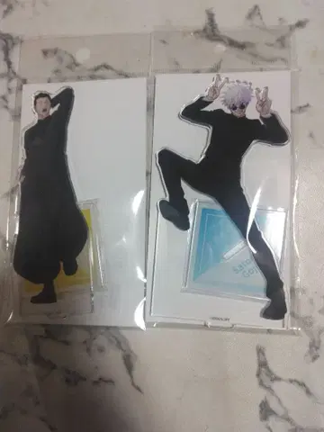 주술회전 전시회 아크릴 스탠드 고죠 사토루 게토 스구루 미개봉 새상품