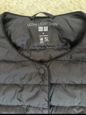 UNIQLO 울트라 라이트 다운 블랙