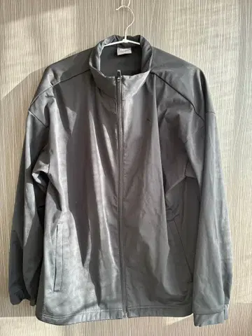 PUMA 블랙 집업 나일론 자켓