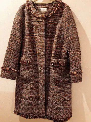 BABYLONE 노카라 프린지 코트