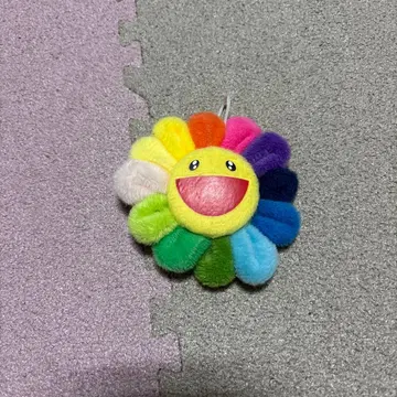 컬러풀한 꽃 키링