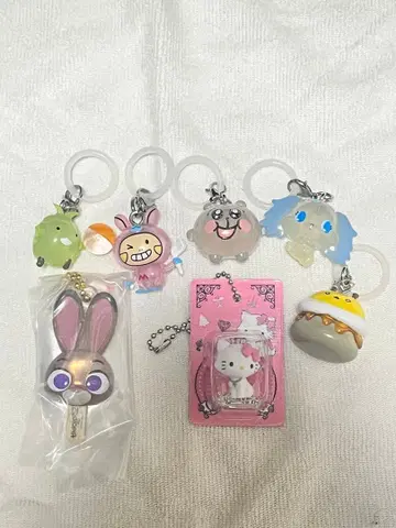 키링 (주디, 헬로키티, 메지루시 액세서리, 주얼펫 등)