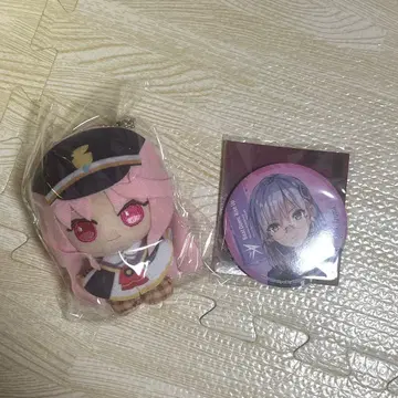 헤븐 번즈 레드 봉제 인형 캔뱃지