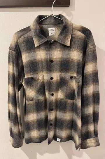 BEDWIN & THE HEARTBREAKERS 옴브레 체크 셔츠 L