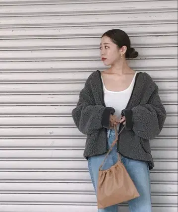 todayful 파이핑 보아 블루종