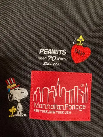 레어 맨해튼 포티지 스누피 70주년 기념 백팩
