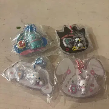 패키지 참 산리 키링 4세트