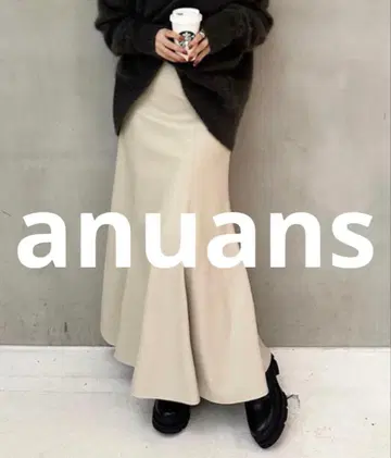 anuans 스커트 MEDIUM 아이보리 여성용