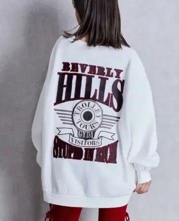 GYDA 돌먼 맨투맨 상의 화이트