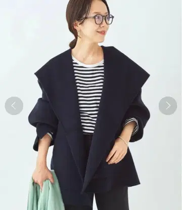 Plage 해밀턴 하프 코트 네이비 38