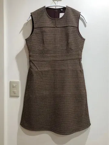 유니클로 UNIQLO 더블 페이스 미니 원피스 미니 원피스