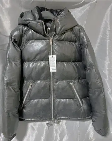 VaLLet 천연 가죽 패딩 자켓 VALLET04SH 블랙 가죽 미사용품