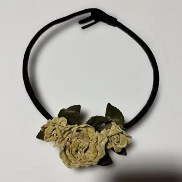 RESTROSE 레스트로즈 빈티지 장미 초커 귀찌 포함