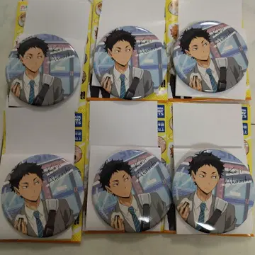 하이큐 아카아시 케이지 요리미치 캔뱃지 6개 세트