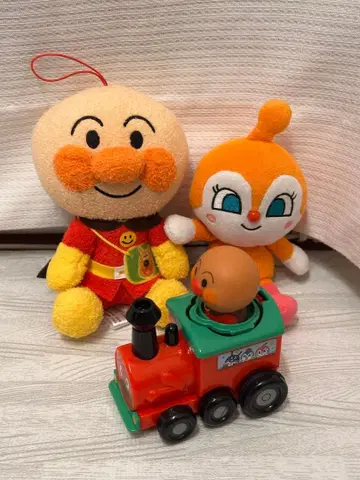 NEW 푸시 태엽 달려라! SL맨 달려라! 호빵맨 3종 세트