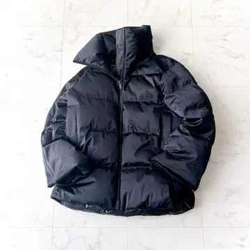 새상품급 UNIQLO+J 다운 볼륨 자켓 M 블랙 발수 손세탁 가능