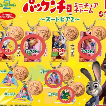 팩앤초 미니어처 참 주토피아 5종류