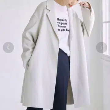 [새상품급] BABYLONE 바빌론 리버 미들 코트 정가 53,900엔