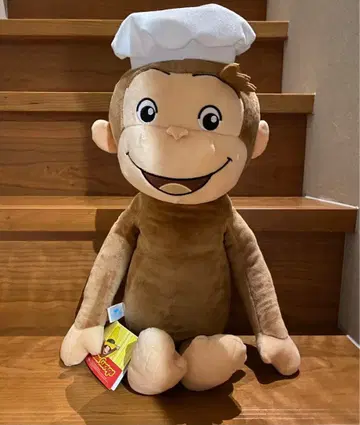 호기심 많은 조지 셰프 봉제 인형