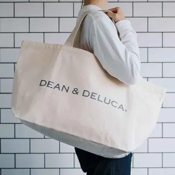 DEAN & DELUCA 빅 토트백 내추럴