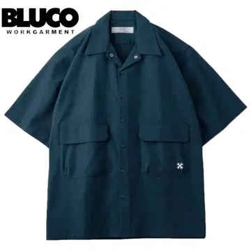BLUCO 부루코 빅 포켓 워크 셔츠 반팔