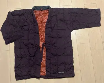 mont-bell 몽벨 다운 한텐 옷깃 플리스 반텐