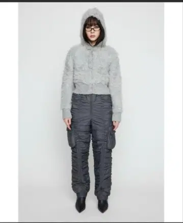 LAGUA JEM 충전솜 카고 팬츠 그레이