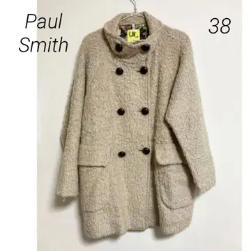 0672 Paul Smith 폴스미스 베이지 더블 브레스트 코트