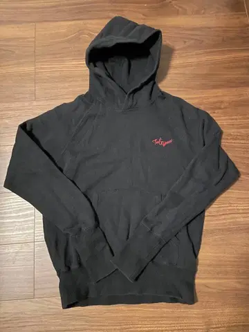 TMT 블랙 후드티 Made in Japan