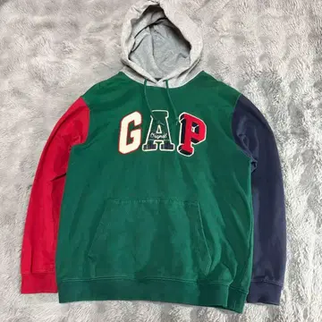 은색 택 올드 GAP 컬러풀 후드티 S 사이즈 y2k