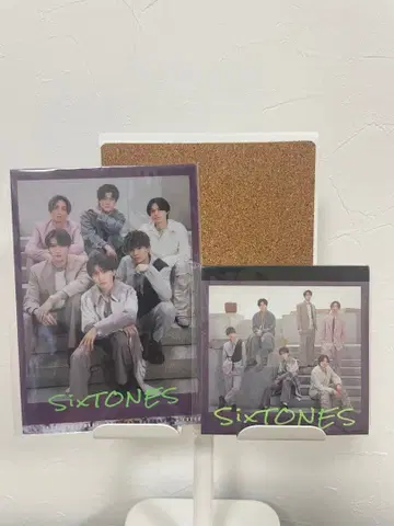 Sixtones 메모장 미니 클리어 파일 세트