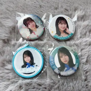 히나타자카46 우에무라 히나노 캔뱃지 키링 세트