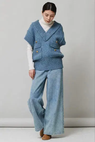 캘런솔로지 니트 베스트