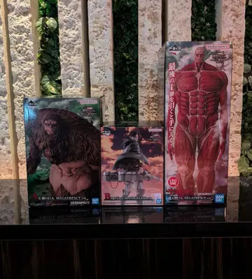 진격의 거인 제일복권 피규어 모음 3체 세트