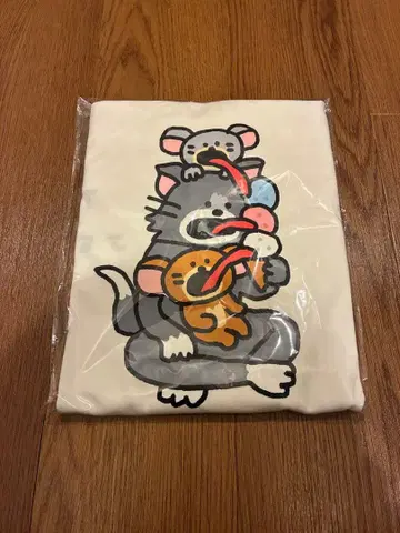 해피 복권 톰과 제리 복권 B상 콜라보레이션 티셔츠 아이스