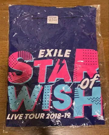 EXILE STAR of WISH 티셔츠 M 네이비