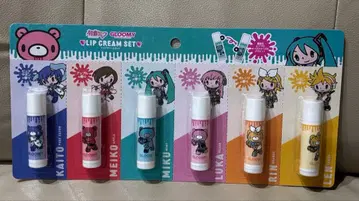 그루미 x 하츠네 미쿠 립 크림 6개 세트