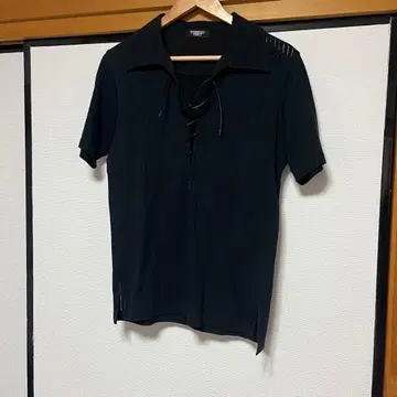 TORNADO MART 헤이세이 셔츠 레이스업 갸루 남자 오빠 vkei