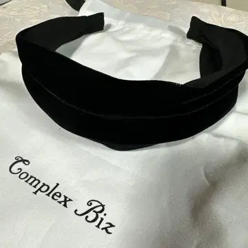 Complex Biz 벨벳 머리띠 블랙