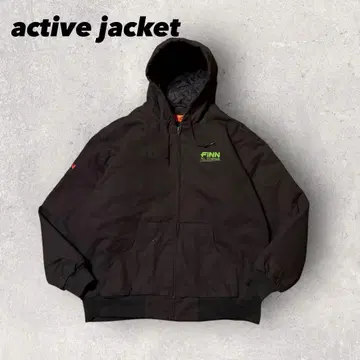 [워크 자켓] 액티브 자켓 블랙 XL 상당 기업 로고 i