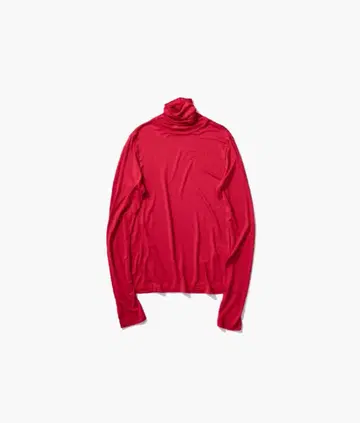 ATON MODAL SILK JERSEY 하이넥 티셔츠 니트