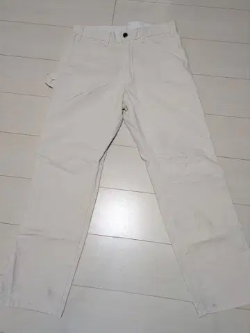 DICKIES 화이트 페인터 팬츠 32x30