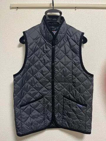 LAVENHAM 믹 필드 그레이 퀼팅 베스트 사이즈 38