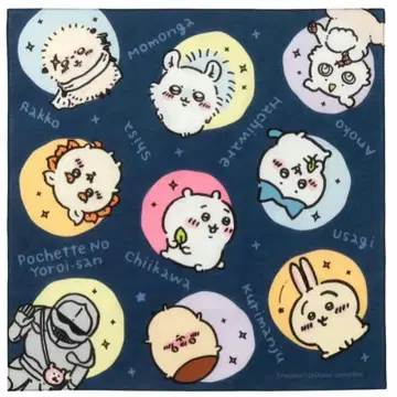 [ 익명 배송 ] 치이카와 (먼작귀) 캠핑에 GO! 반다나 (네이비)