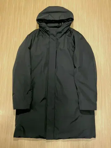 UNIQLO 하이브리드 다운 코트 남성용 블랙 XL 방한복