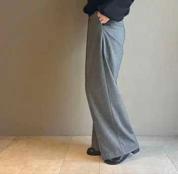 [ CYNICAL ] 소프트 플란넬 와이드 팬츠