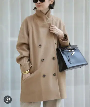 새상품급 Deuxieme Classe 쇼트 더블 코트